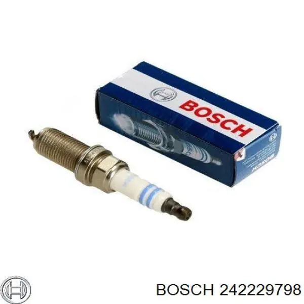 Свічки автомобільні Bosch 242229798 ціна, від 2.55 USD