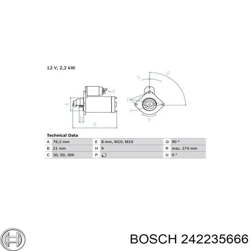 Свічки автомобільні Bosch 242235666 ціна, від 2.50 USD