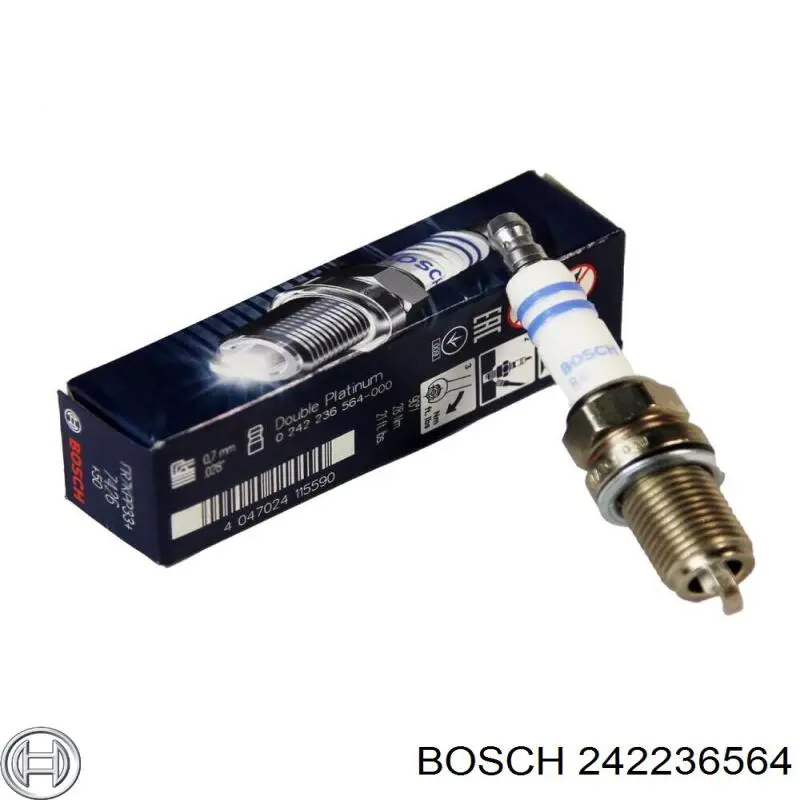 Свічки автомобільні Bosch 242236564 ціна, від 10.58 USD