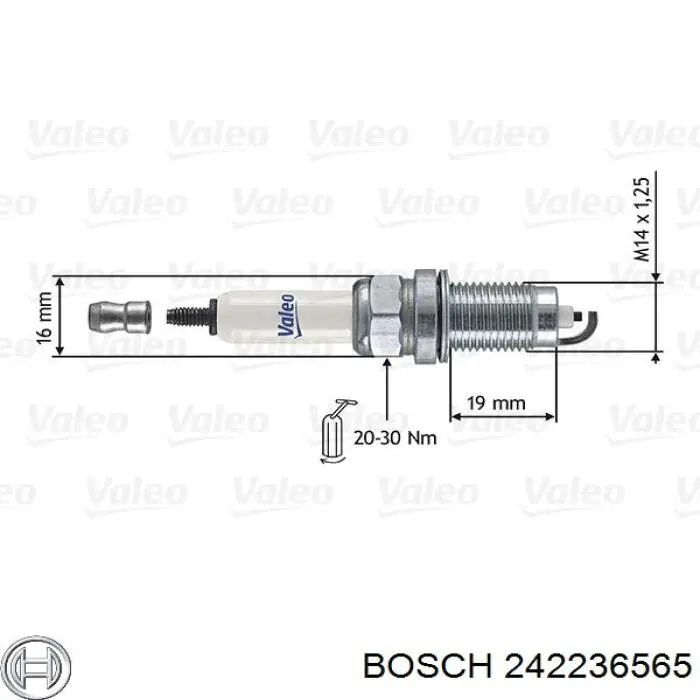 242236565 Bosch свіча запалювання