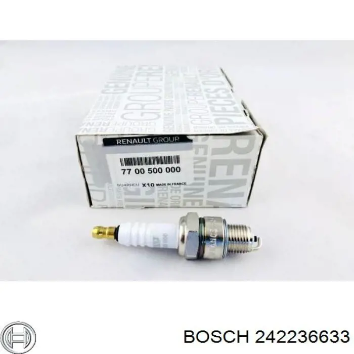 Свічки автомобільні Bosch 242236633 ціна, від 4.75 USD