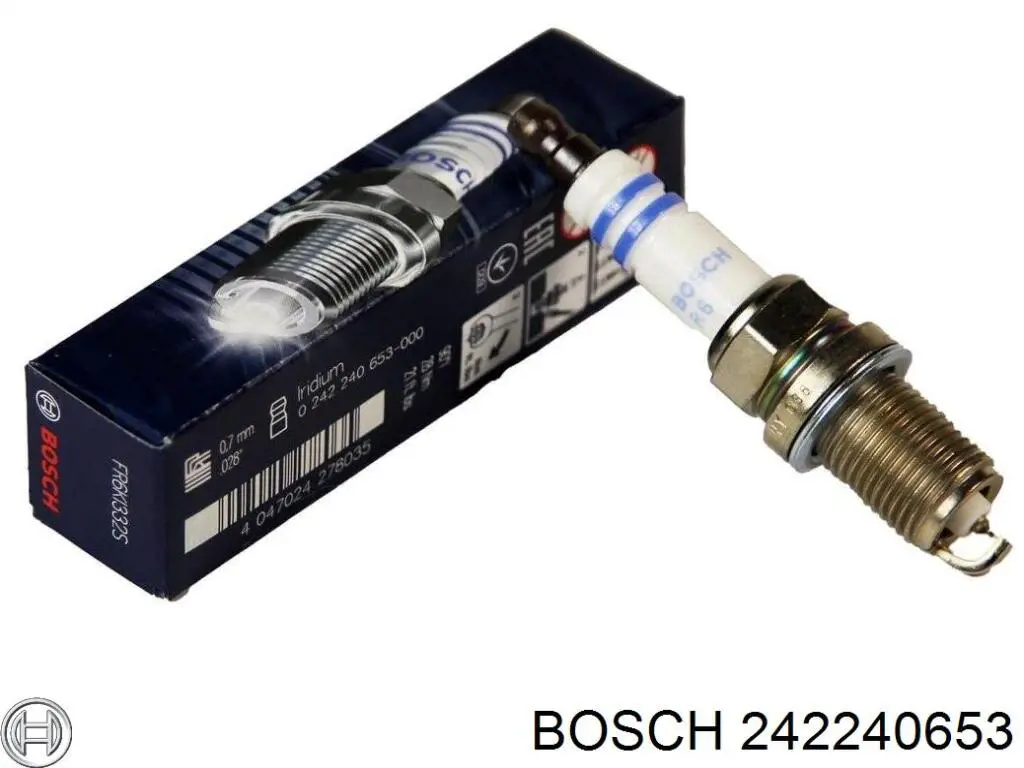 Свічки запалювання 242240653 Bosch