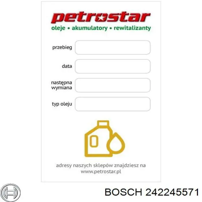 242245571 Bosch Свіча запалювання