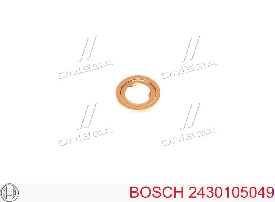 Ущільнююче кільце форсунок інжектора Bosch 2430105049 ціна, від 1.13 USD