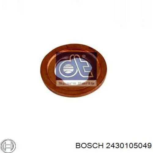 Кільце форсунки інжектора, посадочне 2430105049 Bosch