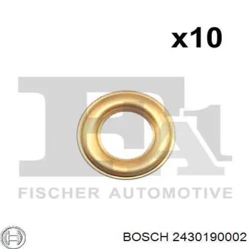 Шайба форсунки верхня Bosch 2430190002 ціна, від 0.77 USD