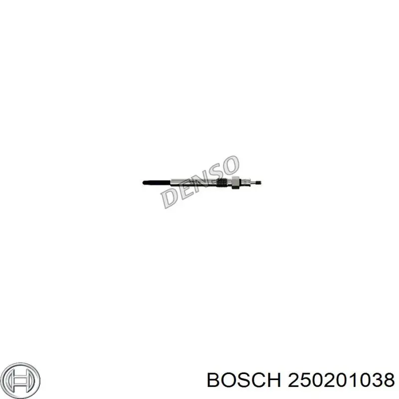 Свічка накалу 250201038 Bosch