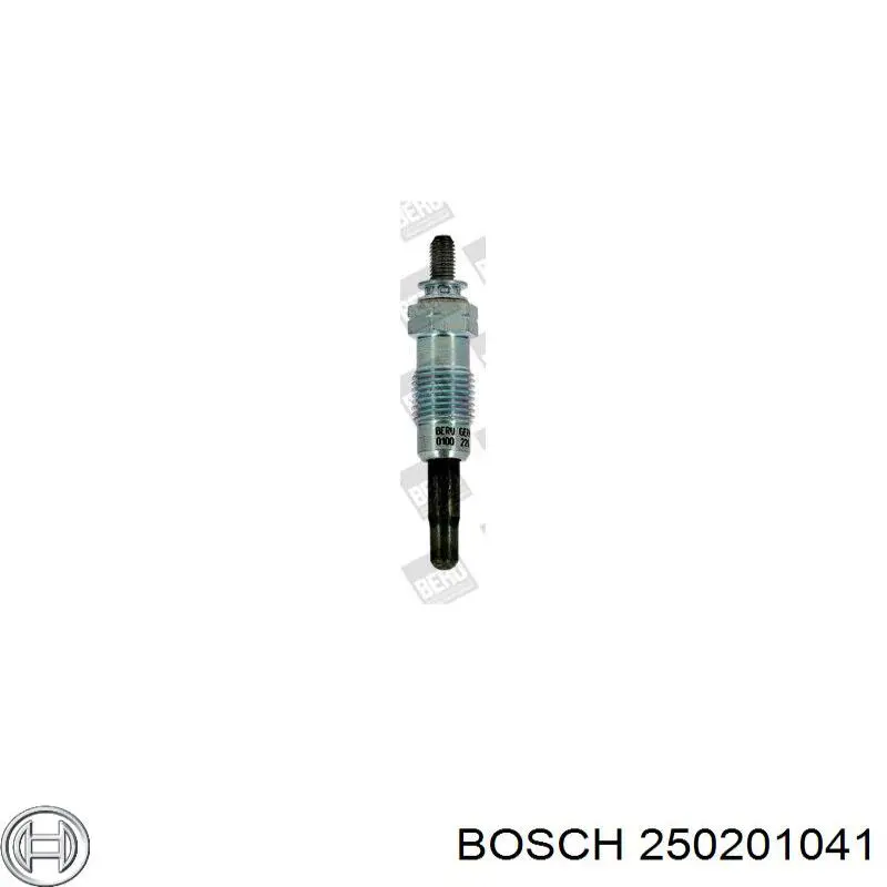 Свіча накалу Bosch 250201041 ціна, від 6.76 USD