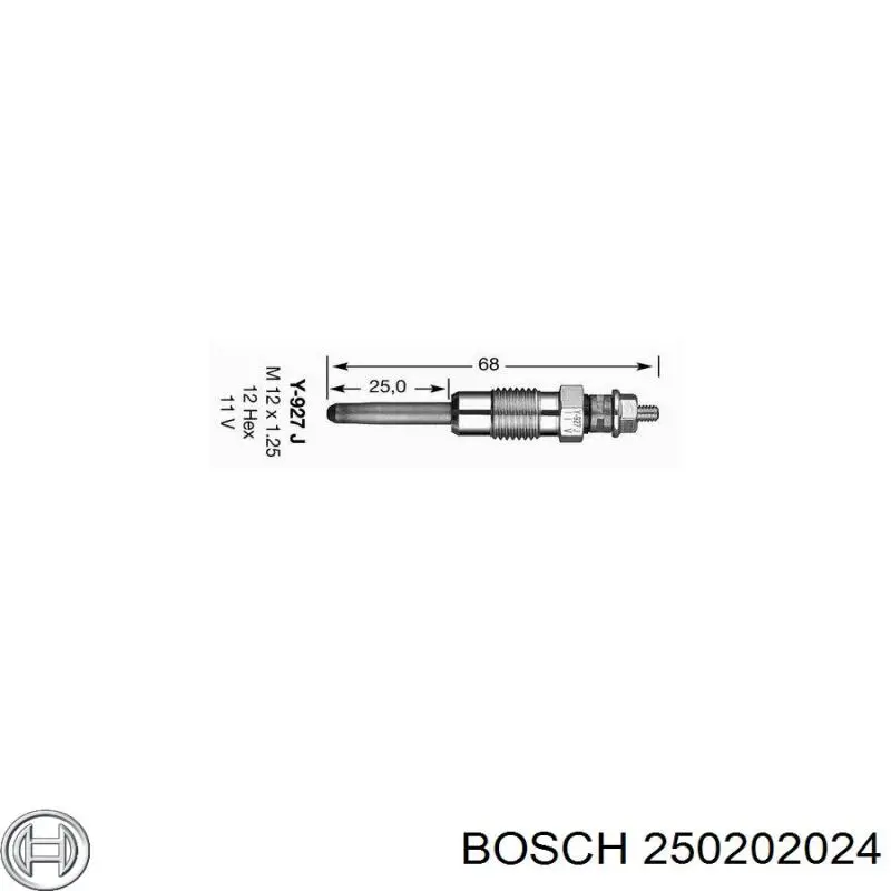 250202024 Bosch Свічки розжарювання