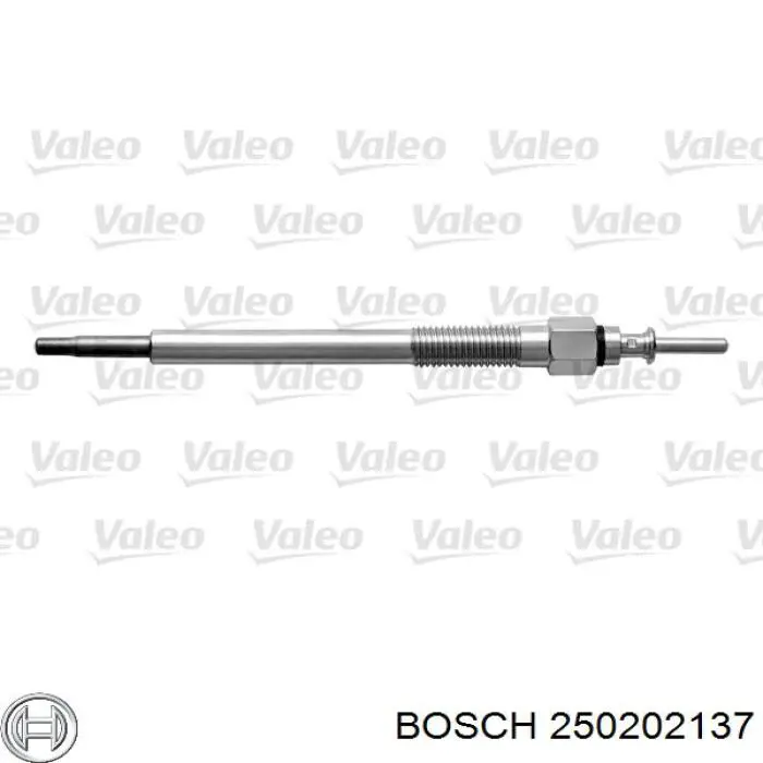 Свіча накалу Bosch 250202137 ціна, від 12.43 USD