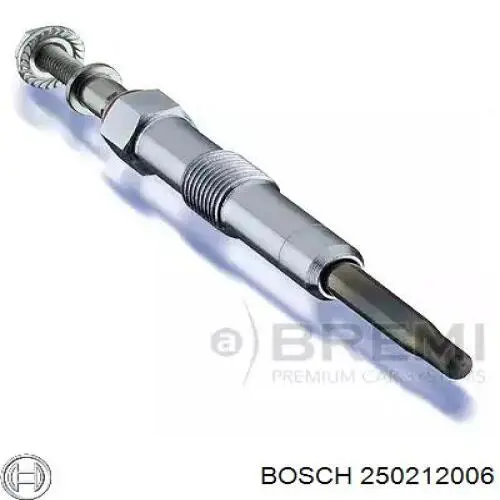 Свіча накалу Bosch 250212006 ціна, від 9.01 USD