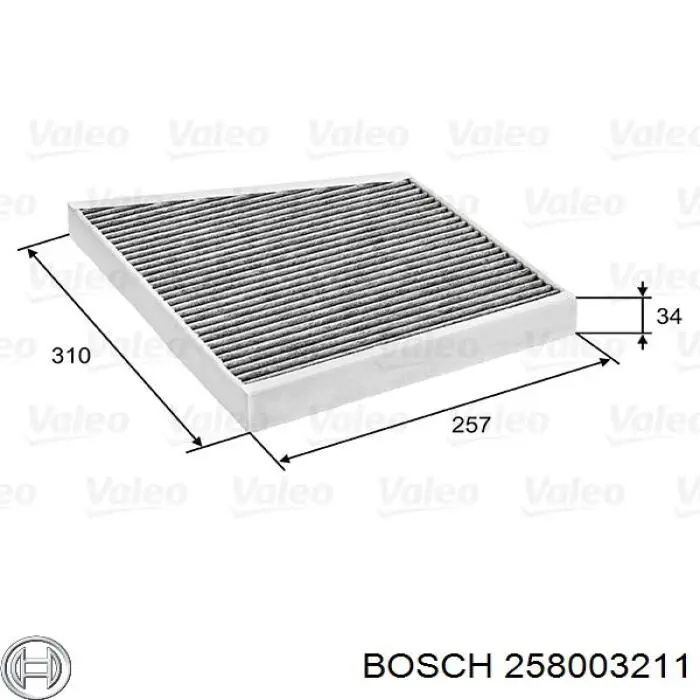 258003211 Bosch Датчик кисню