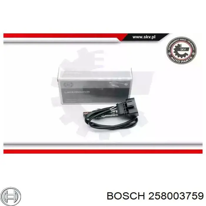 258003759 Bosch Лямбдазонд, датчик кисню до каталізатора