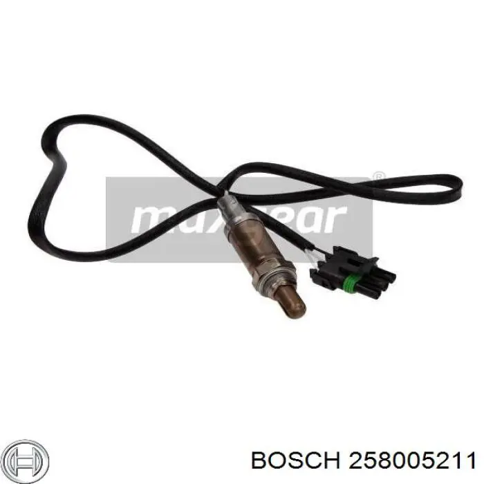 258005211 Bosch лямбдазонд, датчик кисню до каталізатора