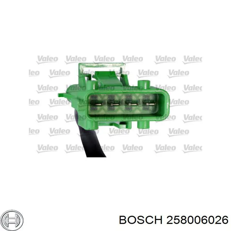 258006026 Bosch Лямбдазонд, датчик кисню до каталізатора