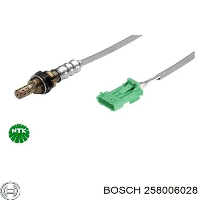 Лямбда зонд до каталізатора, правий Bosch 258006028 ціна, від 42.89 USD