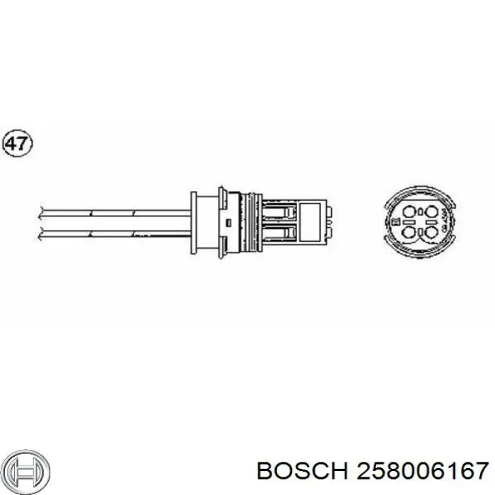 258006167 Bosch Датчик кисню