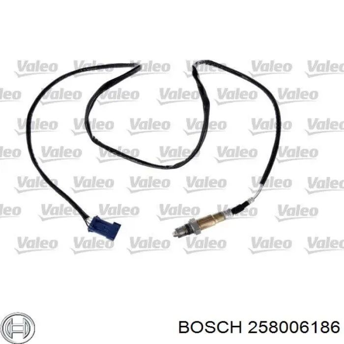 Лямбда-зонд, датчик кисню після каталізатора 258006186 Bosch