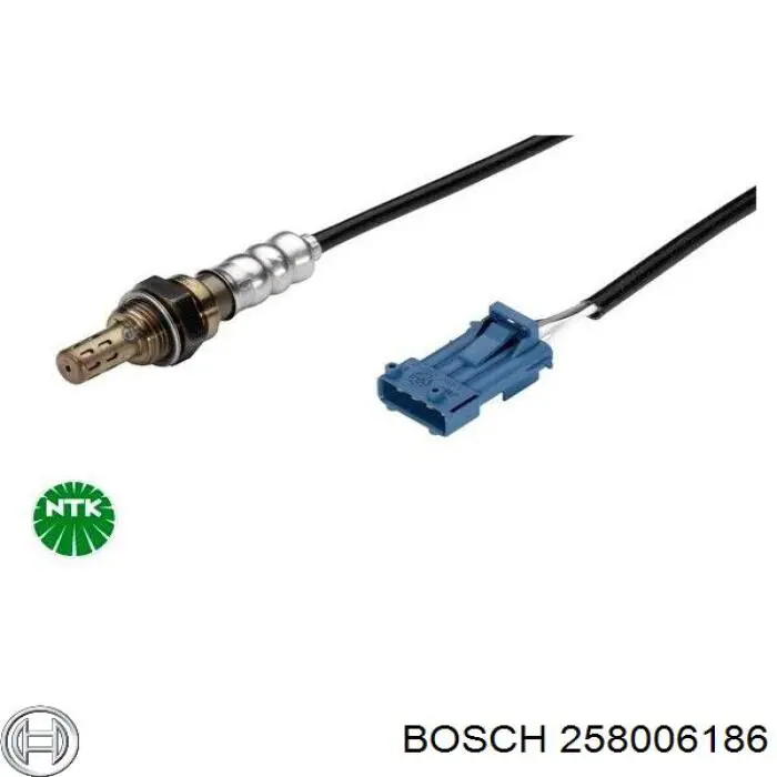 258006186 Bosch лямбда-зонд, датчик кисню після каталізатора