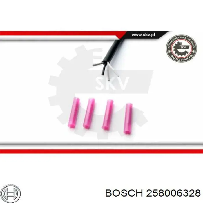 258006328 Bosch лямбда-зонд, датчик кисню після каталізатора, лівий