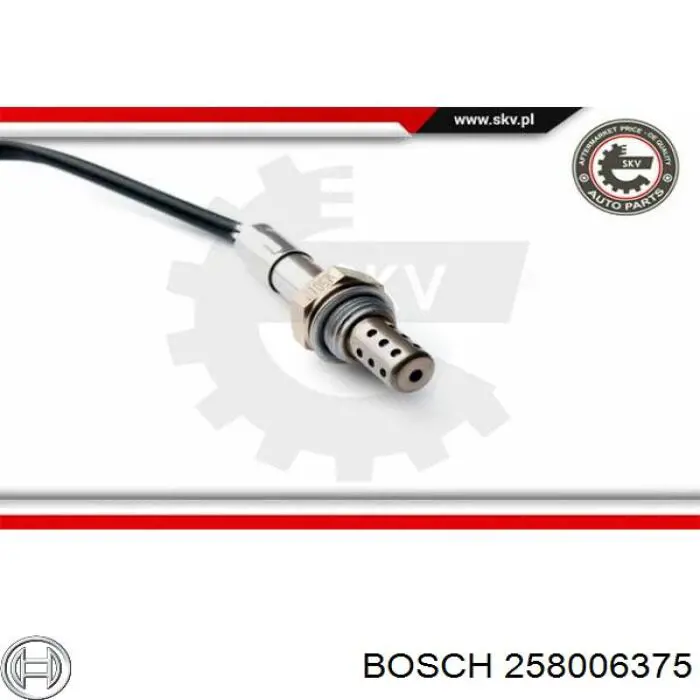258006375 Bosch Лямбдазонд, датчик кисню до каталізатора
