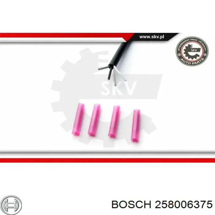 Лямбдазонд, датчик кисню до каталізатора Bosch 258006375 ціна, від 40.32 USD