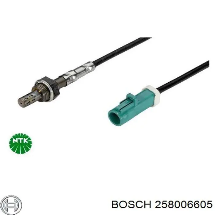 258006605 Bosch лямбда-зонд, датчик кисню після каталізатора