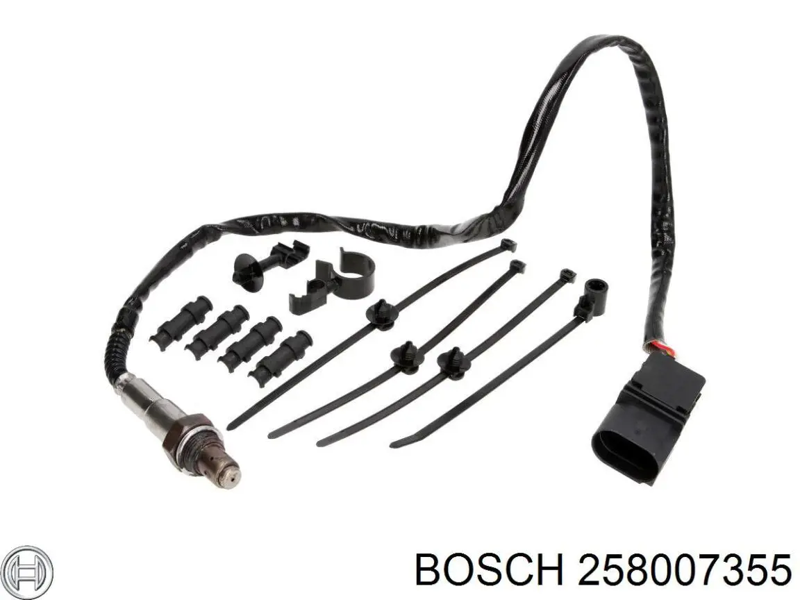 Лямбдазонд, датчик кисню до каталізатора Bosch 258007355 ціна, від 109.30 USD