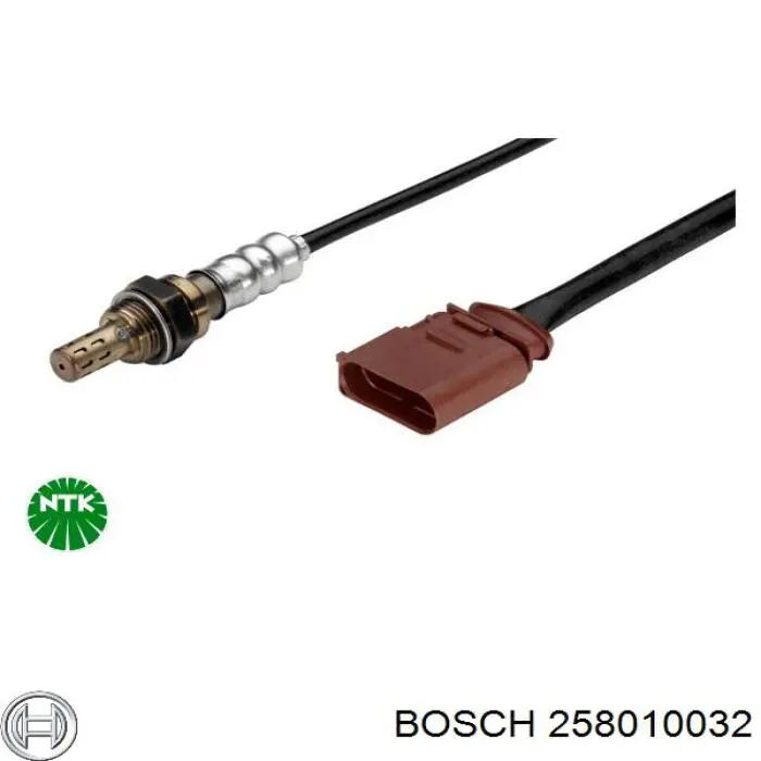 Лямбдазонд, датчик кисню після каталізатора Bosch 258010032 ціна, від 31.69 USD