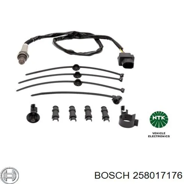 258017176 Bosch лямбдазонд, датчик кисню до каталізатора