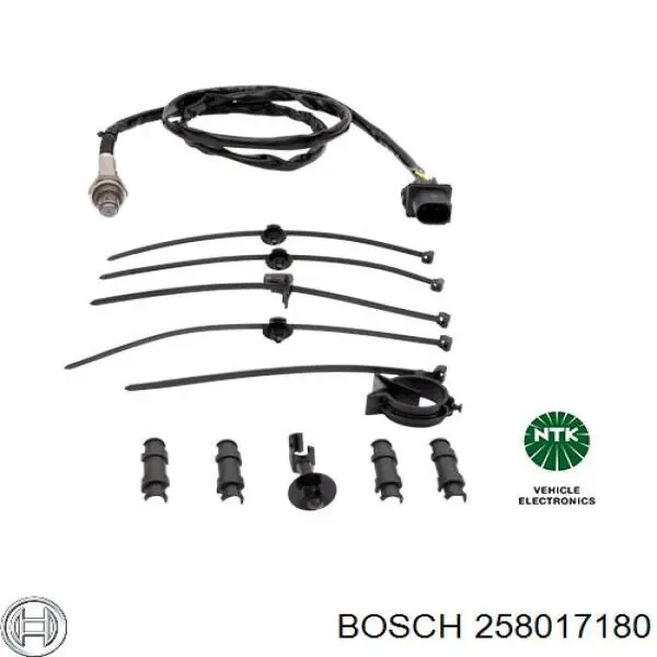 258017180 Bosch лямбдазонд, датчик кисню до каталізатора