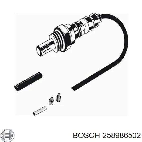 Лямбдазонд, датчик кисню до каталізатора 258986502 Bosch