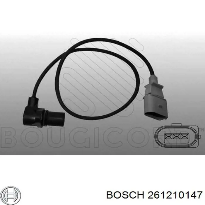 Датчик обертів колінвалу Bosch 261210147 ціна, від 16.95 USD