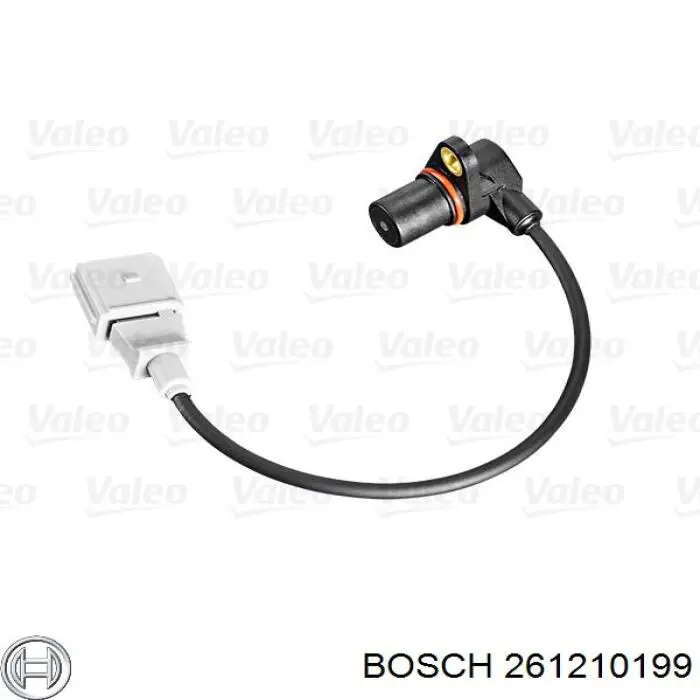 Купити 261210199 Bosch Датчик положення (оборотів) коленвалу