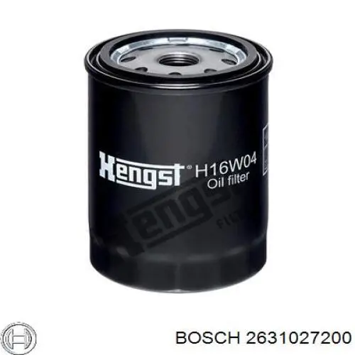 2631027200 Bosch Фільтр масла