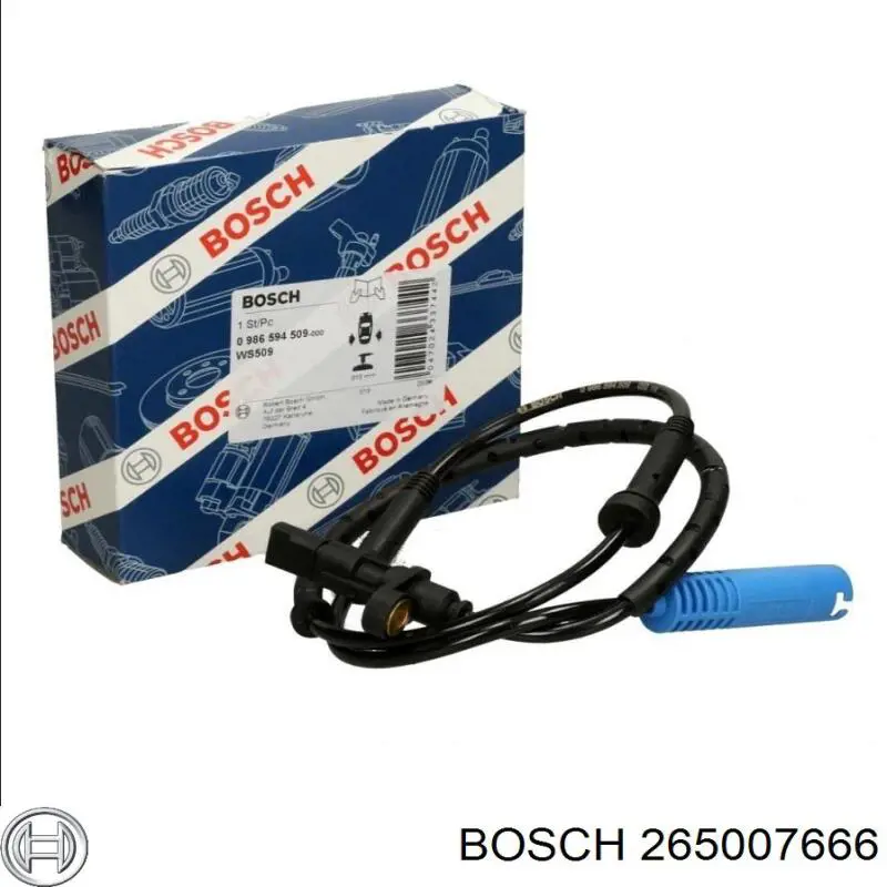 265007666 Bosch датчик абс (abs передній)