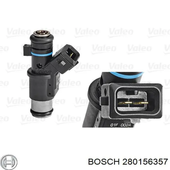 Форсунка паливна Bosch 280156357 ціна, від 59.52 USD