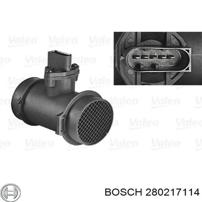 280217114 Bosch Датчик витрати повітря