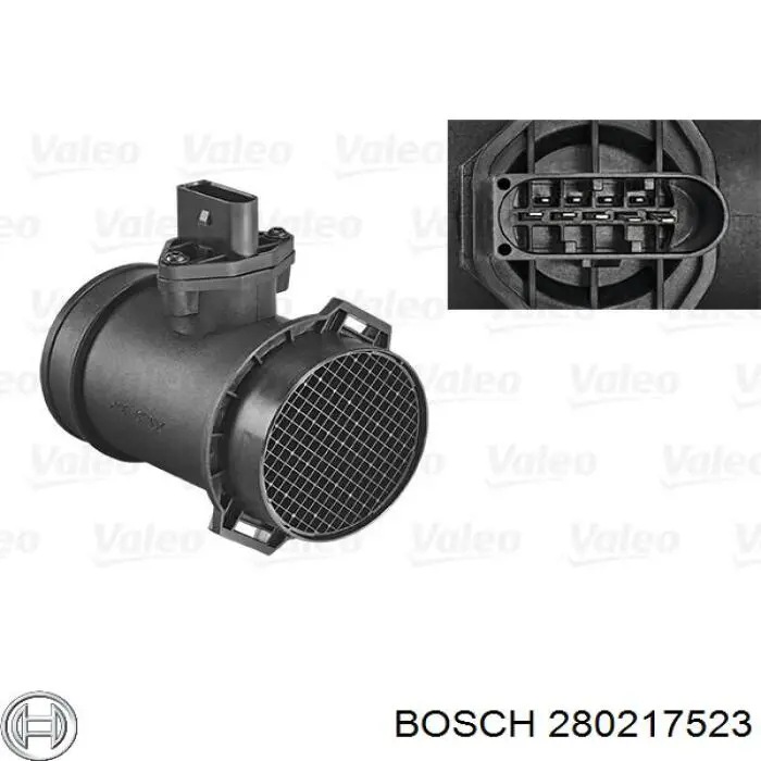 280217523 Bosch Датчик витрати повітря