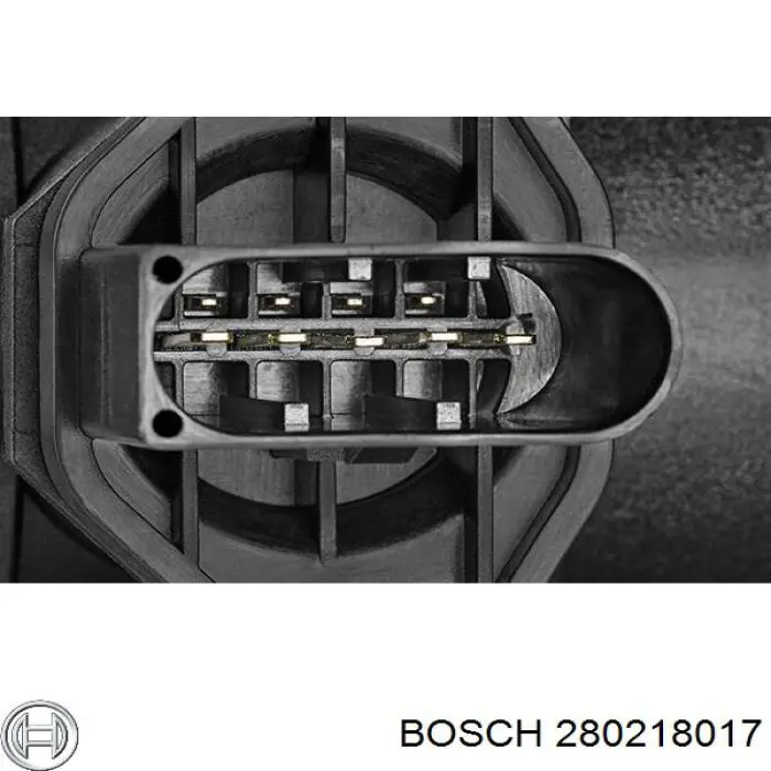 Датчик потоку (витрати) повітря, витратомір MAF - (Mass Airflow) 280218017 Bosch