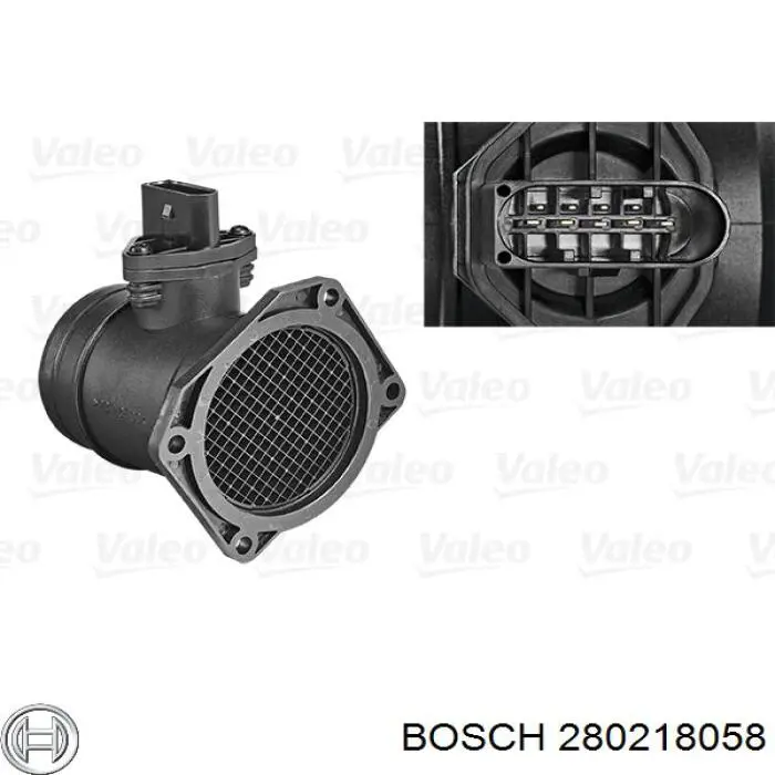 280218058 Bosch Датчик витрати повітря