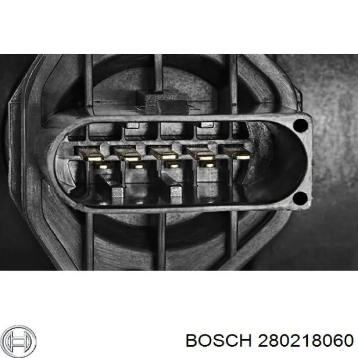 Датчик потоку (витрати) повітря, витратомір MAF - (Mass Airflow) 280218060 Bosch