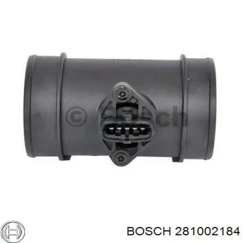 281002184 Bosch датчик потоку (витрати повітря, витратомір MAF - (Mass Airflow))