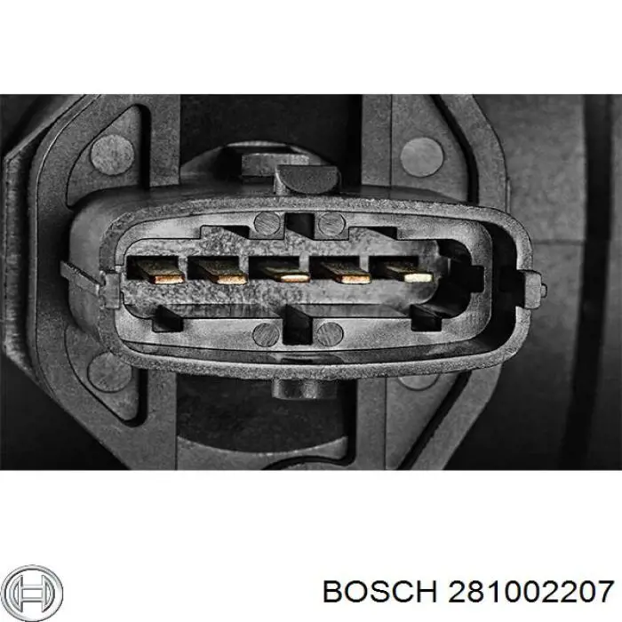 281002207 Bosch датчик потоку (витрати повітря, витратомір MAF - (Mass Airflow))