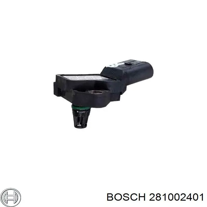 Купити 281002401 Bosch Датчик тиску наддуву (датчик нагнітання повітря в турбіну)