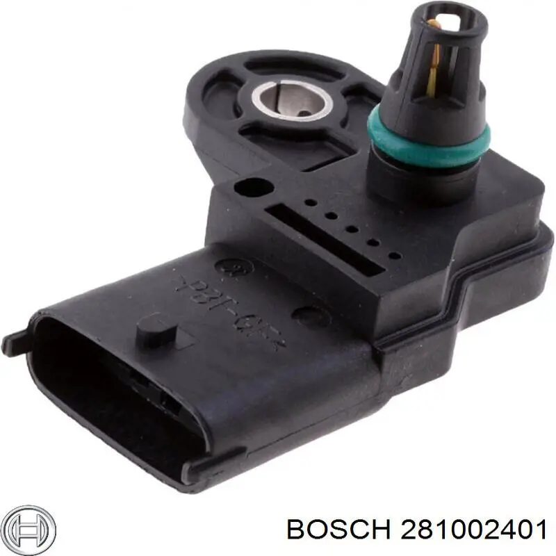 Датчик тиску наддуву (датчик нагнітання повітря в турбіну) Bosch 281002401 ціна, від 8.87 USD