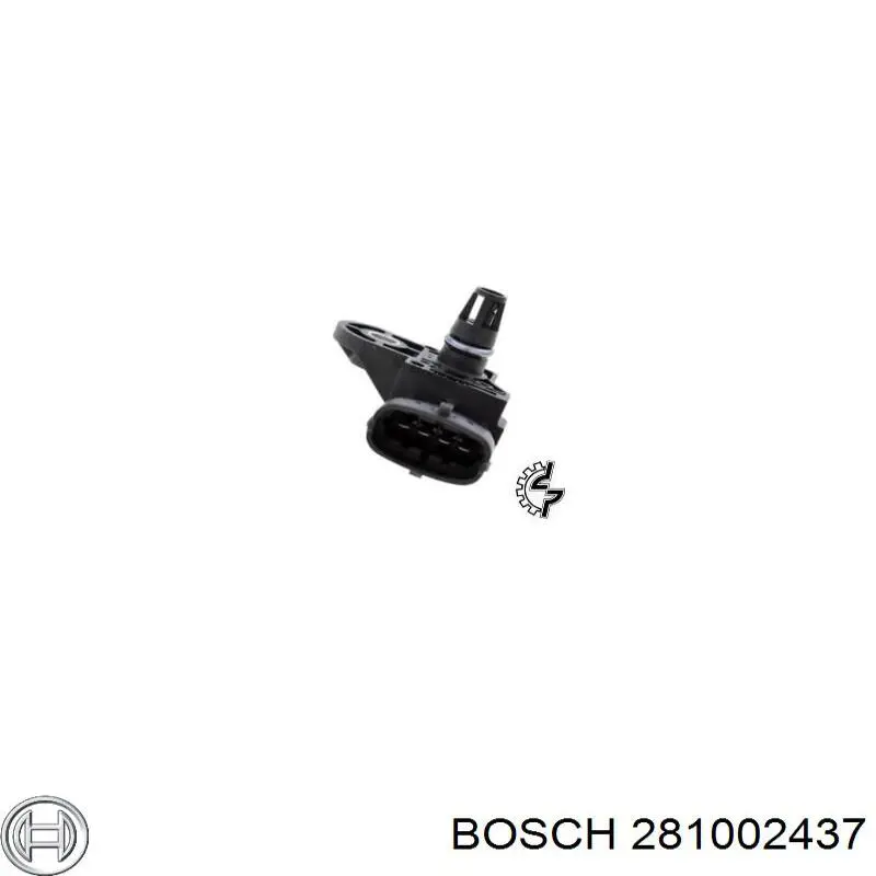 281002437 Bosch датчик тиску наддуву (датчик нагнітання повітря в турбіну)