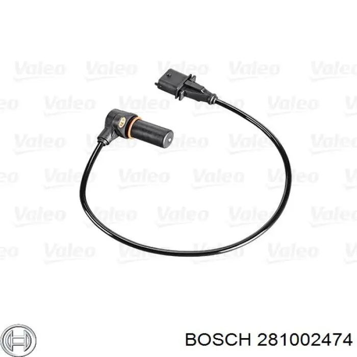Датчик обертів колінвалу Bosch 281002474 ціна, від 14.56 USD