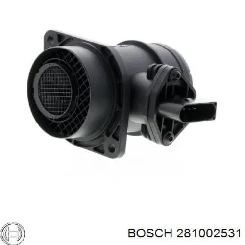 281002531 Bosch датчик потоку (витрати повітря, витратомір MAF - (Mass Airflow))