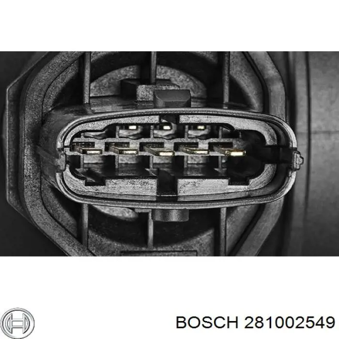 281002549 Bosch датчик потоку (витрати повітря, витратомір MAF - (Mass Airflow))